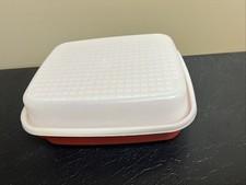 Tupperware Season N Serve Meat Marinade Container 1518 with Lid 1519 Orange