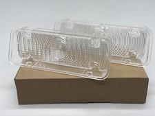 1971-72 Chevy C10 C20 K10 Pickup Truck Park Light Lens Clear Pair LH RH Suburban