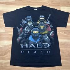 Halo Reach Promo Shirt 2010 Xbox 360 Game Size M Bungie Gamer Tee RARE  Spartans