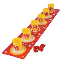 Grand Carnival Bean Bag Bucket Toss Game with Numbers – 81" x 15 1/2", 13 Pc