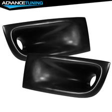 For 99-00 Honda Civic Fog Light Cover JS Style PU Front Bumper Lamp Duct Vent