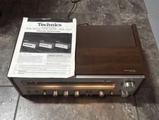 Vintage 1980's Technics SA-202 Solid State AM/FM Stereo Receiver Operating
