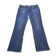Levis 525 Perfect Waist Jeans Womens 16 Blue Wash High Rise Straight Denim