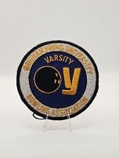 Vintage BYU Varsity Bowling Association Patch Brigham Young University Emblem