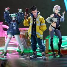 Cyberpunk Edgerunners Figure Set-David,Lucy &Rebecca Action Statues Collectible