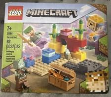 New LEGO #21164 MINECRAFT: THE CORAL REEF - Damaged Box And Sealed