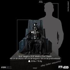 Iron Studios Star Wars Darth Vader on Throne Legacy Replica 1/4 Statue