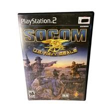 Vintage 2002 SOCOM US Navy Seals Sony PlayStation 2 PS2 Game (Complete) w Manual