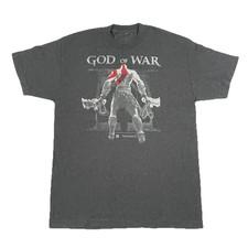 Vintage 2007 God of War 2 II PS2 Promo T-Shirt Large Kratos Ghost of Sparta Y2K
