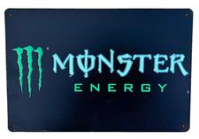 Monster Energy Drink Tin Sign (Red Bull Rock Star Coke Pepsi Bud Coors) W11957