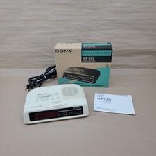 Vintage Sony Dream Machine Am/FM Digital Alarm Clock Radio ICF-C25 White Tested