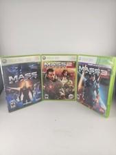 Mass Effect Trilogy 1 2 3 Xbox 360 Bundle CIB Tested Working BioWare VGC
