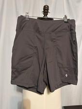 EUC Santiny Grey Athletic Shorts. Zippered Pocket  In Back. Pockets. Size M