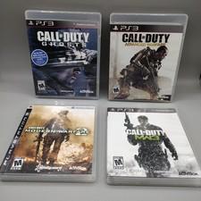 Call Of Duty Lot Of 4 PS3 Advanced Warfare Ghosts, Modern Warfare 2 & 3 CIB