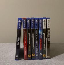 PS4 / PS5 - 8 game bundle (Farcry, God of War, GTA, Mass Effect, Metal Gear)