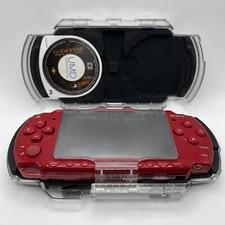 PSP 2001 God of War Edition- Red Console - Bundle With Game New Battery- READ