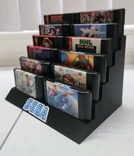 Video Game Cartridge Display Stand for SEGA Genesis Games / 12 Game Display