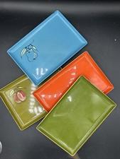 Four 5.5 X 7.75” Lacquer Ware Trays From Japan