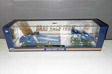 M2 Machines 2023 SEMA Exclusive 1969 Ford F350 Race Hauler and Ford Mustang