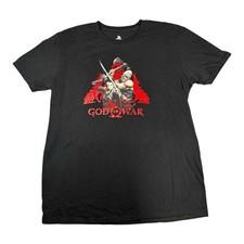 God of War PS4 Kratos T-Shirt Mens XL PlayStation 2018 Black Graphic Tee