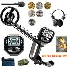 Metal Detector for Adults Professional IP68 Waterproof LCD Pinpoint with Headset