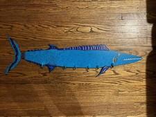 Approx 42 Inch Wahoo Fish Wall Art Coat Rack