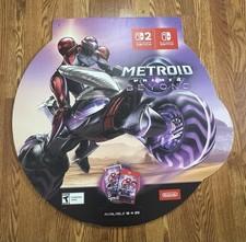 Nintendo Switch Metroid Prime 4 Store Promo Poster Double‑Sided Hanger