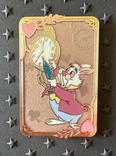 White Rabbit – Disney Alice in Wonderland Card Frames Blind Box Enamel Pin