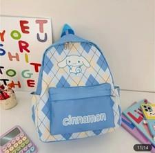Sanrio Cinnamoroll Patterned BackPack Bag Blue Back To School Kawaii (large)