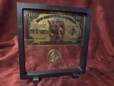 Rare Fallout NCR Novelty’s  Bill + Coin | 3D Floating Display