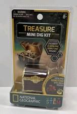 National Geographic - STEM - Treasure Mini Dig Kit -  Genuine Gemstone - New