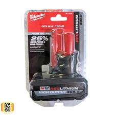 Milwaukee 48-11-2450 M12  RedLithium HIGH OUTPUT 5.0Ah XC5.0 Battery Pack