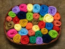 Felting Wool Roving Kit  30 Colors  Fiber Top Needle Felting Sewing Trimming USA