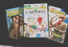 Lot Of 6 DVDs Nostalgic 1960s-1970s Cartoon & Comedy Collection 