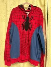 Marvel Spider-Man Hoodie Full-Zip M Size, Pre-Owned, Comic Character
