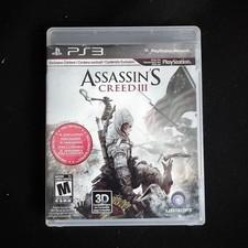 Assassins Creed III 3 Sony PlayStation 3 PS3 Game Complete with Manual Ubisoft