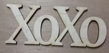 XOXO - unfinished wood sign