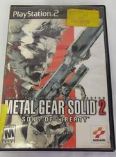 Metal Gear Solid 2: Sons of Liberty (PS2, Sony PlayStation 2, 2001) Black Label 