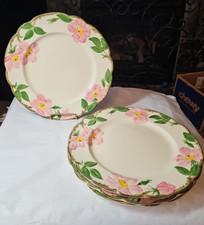 Set of 4 Vintage Franciscan Desert Rose Dinner Plates California USA 10.5” #1