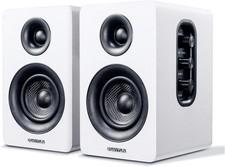 Sanyun SW208 3" Active Bluetooth 5.0 Bookshelf Speakers – 60W Carbon Fiber Speak