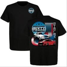 Shelby GT350 60 Years Tee, Classic & Modern Mustang Anniversary T-shirt, Muscle