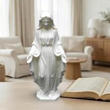 Virgin Mary Statue | White Cotton Finish