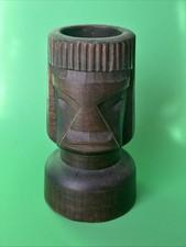 Wooden Tiki Totem Statue Figure - 5x3 Inches