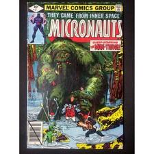 Marvel Comics The Micronauts Issue 7 Guest Starring The Man Thing 1979 40c