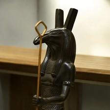 Rare Seth statue Egyptian God Replica Vintage Antique Statue God of the evil BC