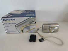 Olympus Stylus 410 4MP Digital Camera, Gold, Box, Battery, Memory Card, Tested