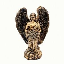 Copper Archangel Metatron  Statue Angel Figurine Decor Spiritual accents