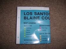 GTA GRAND THEFT AUTO 5 V LOS SANTOS XBOX ONE 1 PLAYSTATION 4 PS4 - MAP ONLY