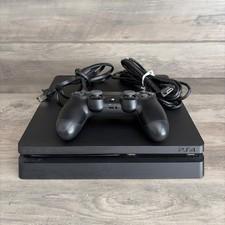 Sony PlayStation 4 PS4 Slim 1TB Black System CUH-2215B with Controller - Tested