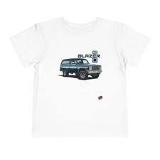 Toddler 1988 Chevy K5 Blazer 4x4 Truck T-Shirt, Retro Off-Road Graphic Tee